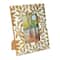 4" x 6" Brown & White Floral Wood Tabletop Frame, Atelier by Studio Décor®